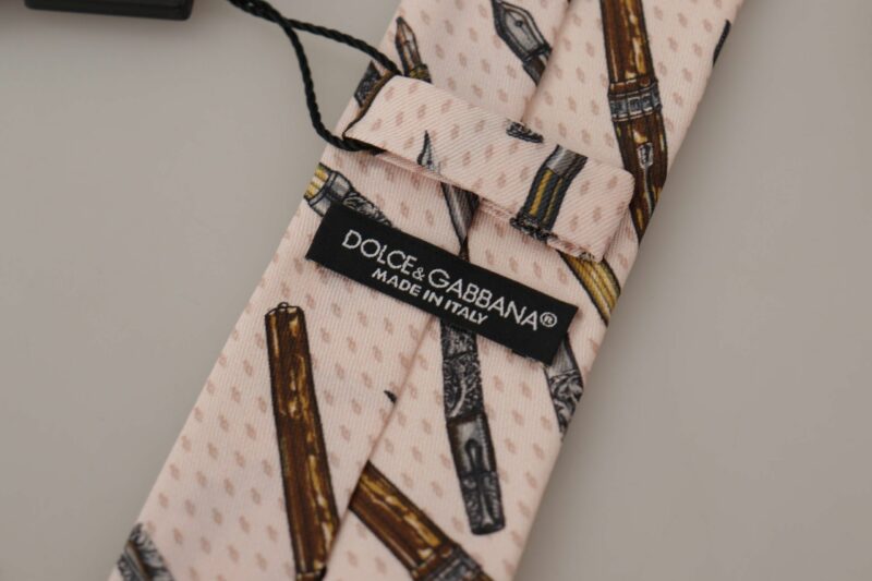 Dolce & Gabbana Elegant Silk Bow Tie for Suave Evenings - Image 6