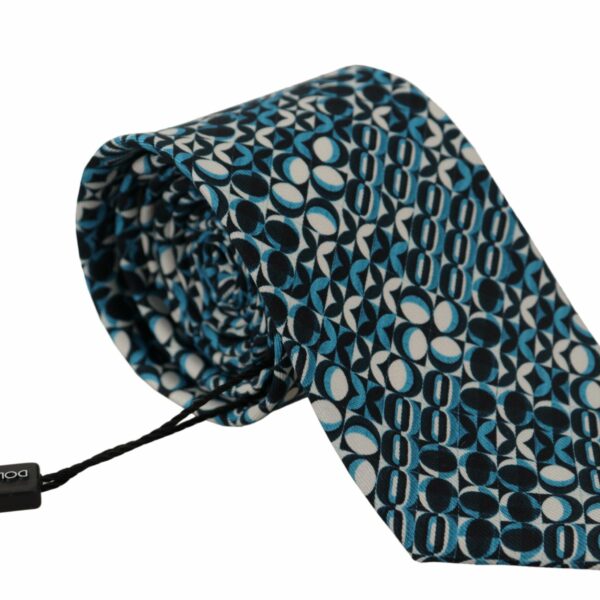 Dolce & Gabbana Elegant Silk Blue Bow Tie