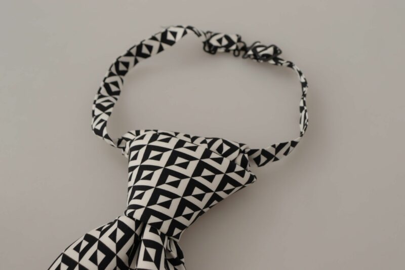 Dolce & Gabbana Elegant Silk Black Tie for the Dapper Gentleman - Image 3