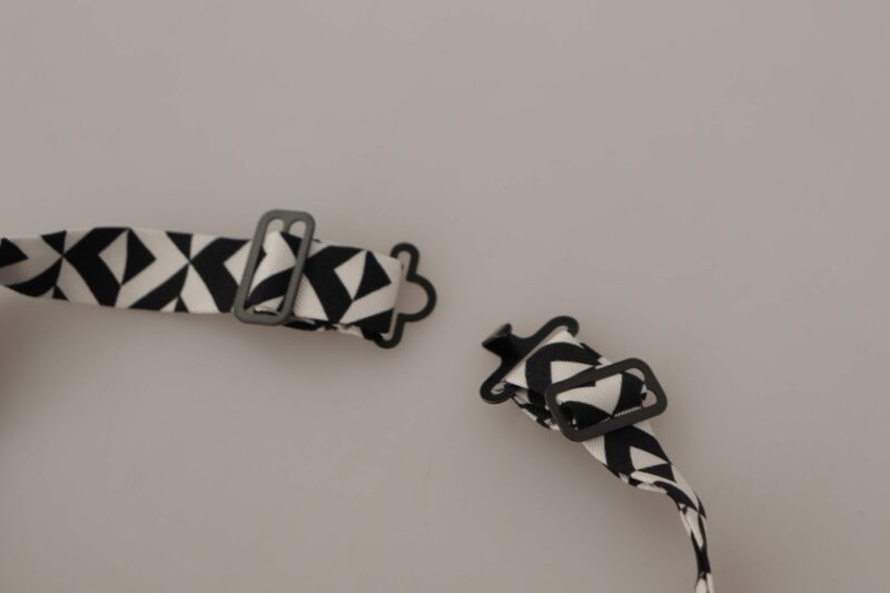 Dolce & Gabbana Elegant Silk Black Tie for the Dapper Gentleman - Image 4