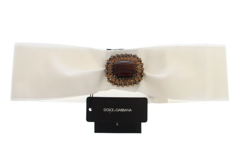 Dolce & Gabbana Embellished Snap Button Waist Belt - Image 2
