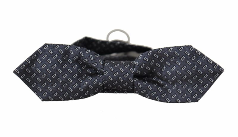 Dolce & Gabbana Elegant Polka Dot Silk Bow Tie - Image 3