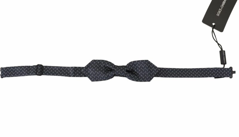 Dolce & Gabbana Elegant Polka Dot Silk Bow Tie - Image 4