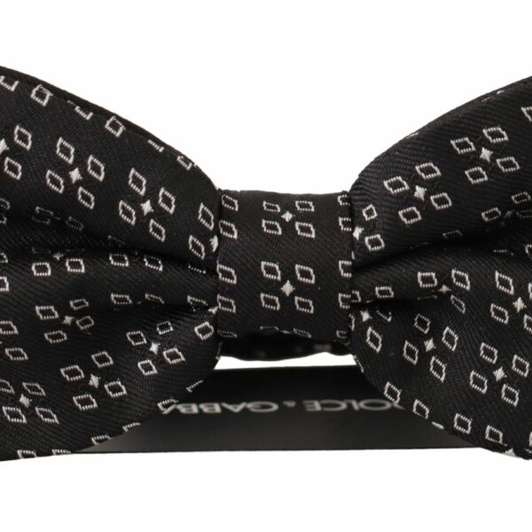 Dolce & Gabbana Elegant Polka Dot Silk Bow Tie