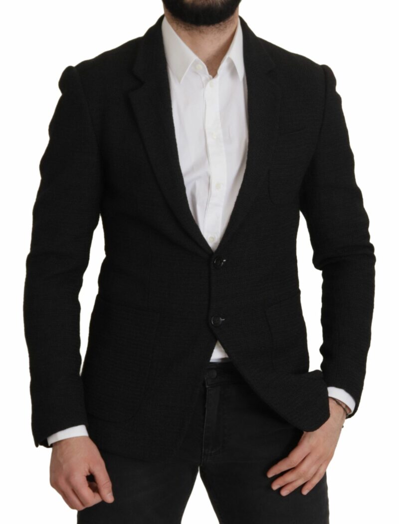 Dolce & Gabbana Elegant Single Breasted Wool Blazer - Image 4