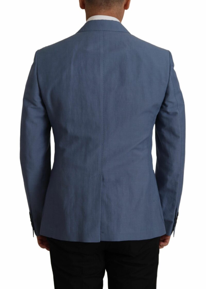 Dolce & Gabbana Elegant Single Breasted Linen Jacket - Image 2