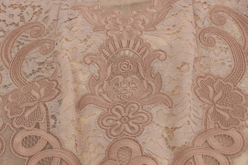 Dolce & Gabbana Elegant Pink Lace Embroidered Shift Dress - Image 7