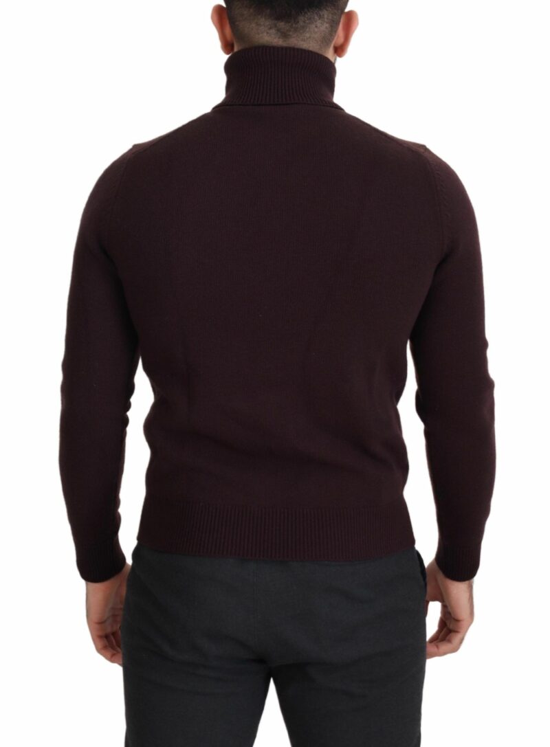 Dolce & Gabbana Elegant Turtleneck Wool Pullover Sweater - Image 2