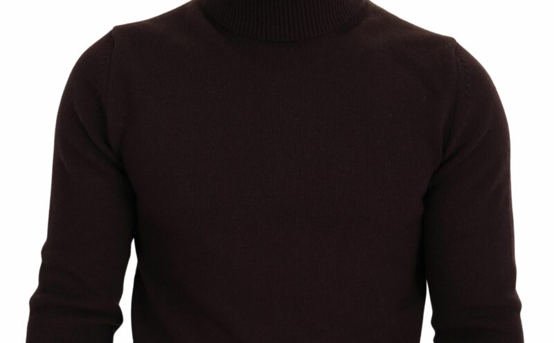 Dolce & Gabbana Elegant Turtleneck Wool Pullover Sweater - Image 3