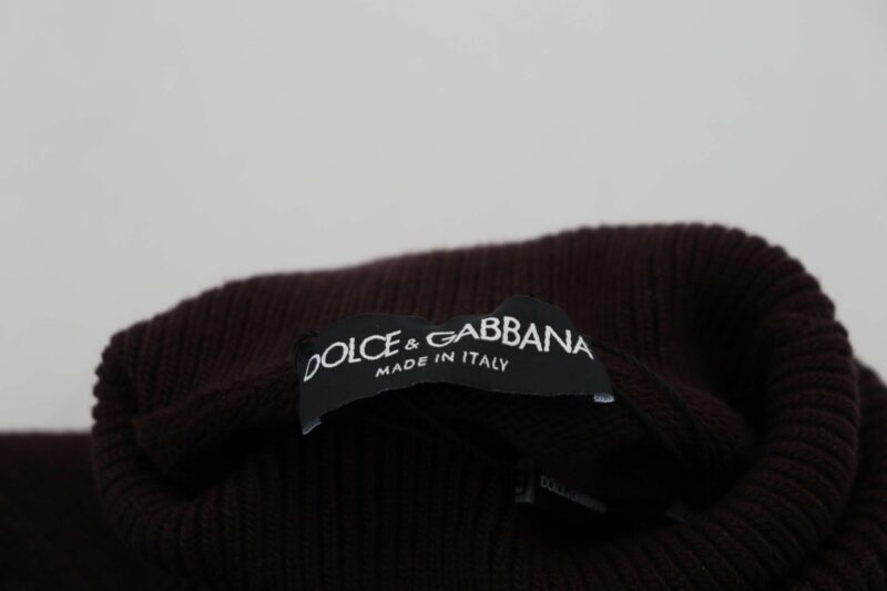 Dolce & Gabbana Elegant Turtleneck Wool Pullover Sweater - Image 6