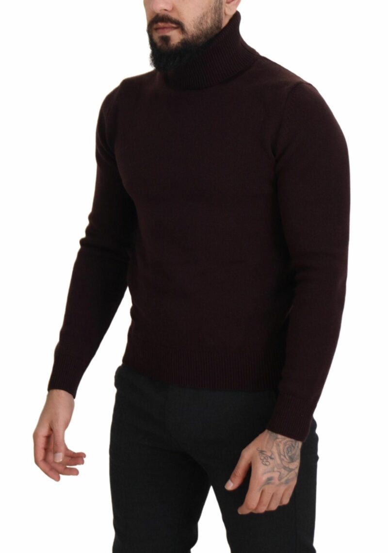 Dolce & Gabbana Elegant Turtleneck Wool Pullover Sweater - Image 5