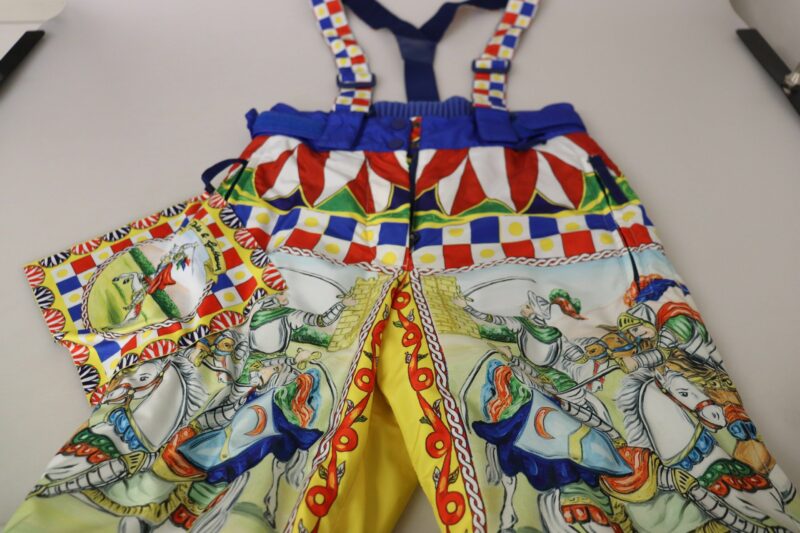 Dolce & Gabbana Multicolor High Waist Snow Pants - Image 4