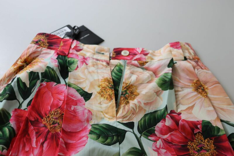 Dolce & Gabbana Exquisite Silk High Waist Pants - Image 4