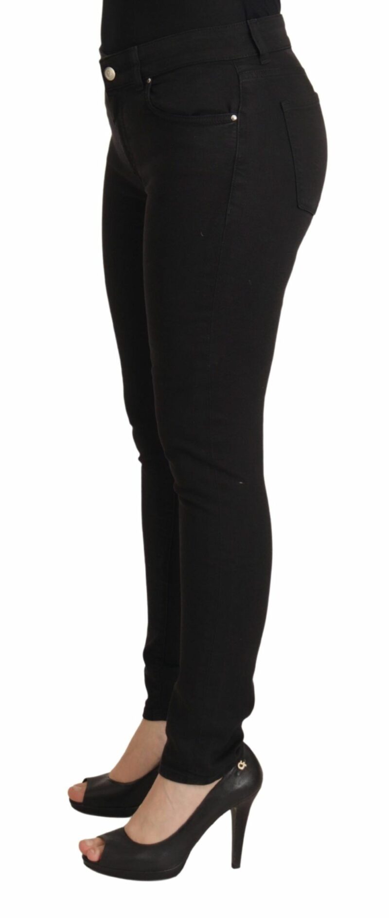 Dolce & Gabbana Sleek Black Cotton Stretch Skinny Jeans - Image 4