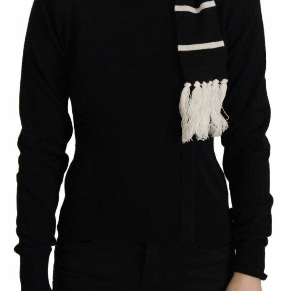 Dolce & Gabbana Elegant Black Cashmere Turtleneck Sweater