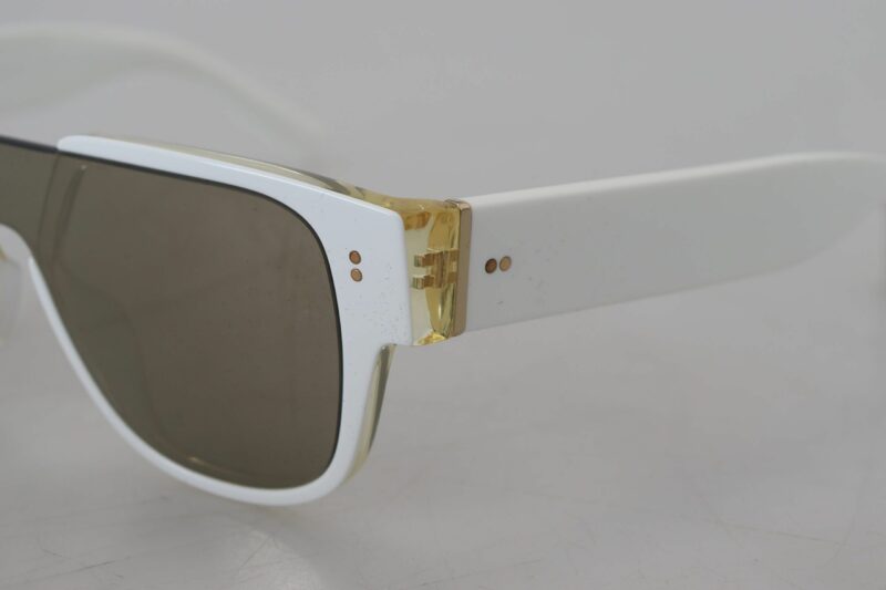 Dolce & Gabbana Elegant White Acetate Sunglasses for Women - Image 8