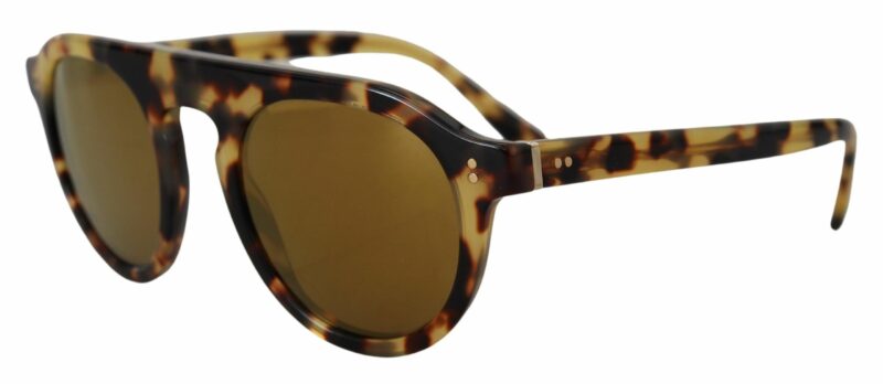 Dolce & Gabbana Chic Tortoiseshell Acetate Sunglasses - Image 4