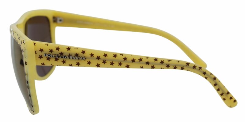 Dolce & Gabbana Stellar Chic Square Sunglasses in Yellow - Image 4