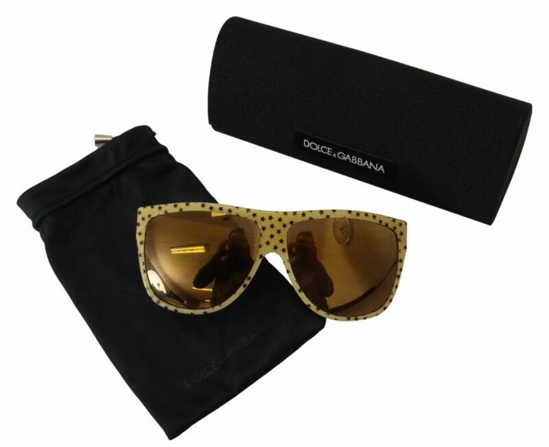 Dolce & Gabbana Stellar Chic Square Sunglasses in Yellow - Image 7