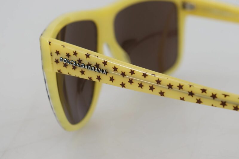 Dolce & Gabbana Stellar Chic Square Sunglasses in Yellow - Image 8