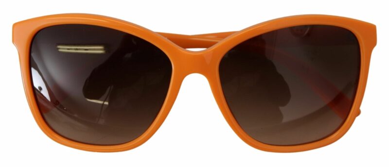 Dolce & Gabbana Chic Orange Round Sunglasses for Women - Image 5