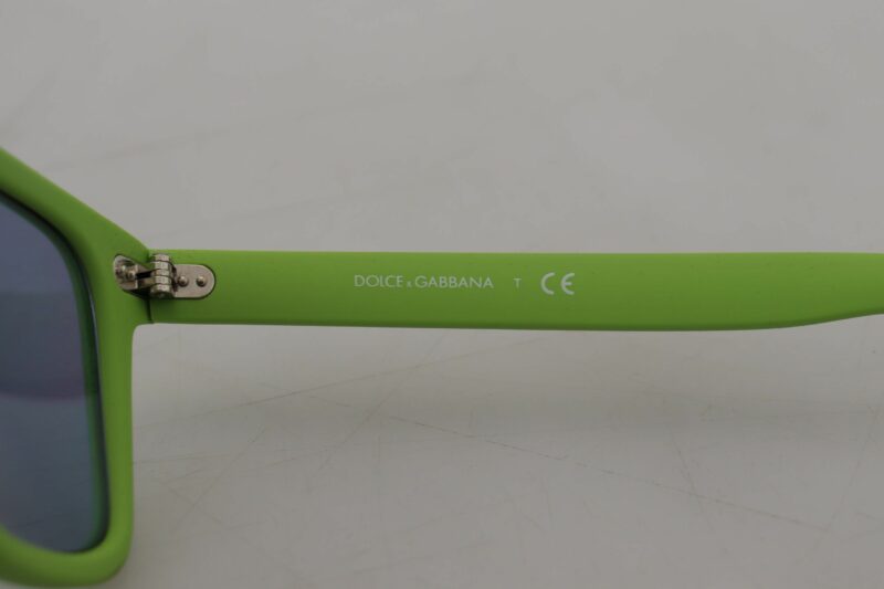 Dolce & Gabbana Acid Green Chic Full Rim Sunglasses - Image 8