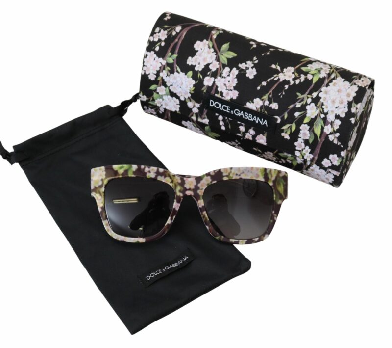 Dolce & Gabbana Elegant Multicolor Gradient Sunglasses - Image 6