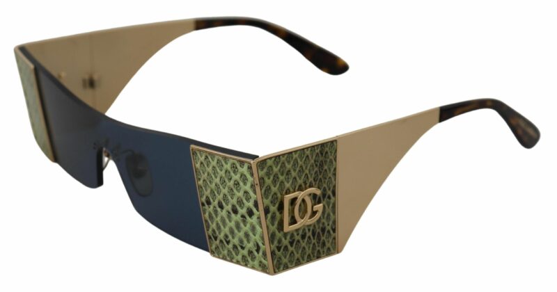 Dolce & Gabbana Elegant Metallic Hue Eyewear - Image 2