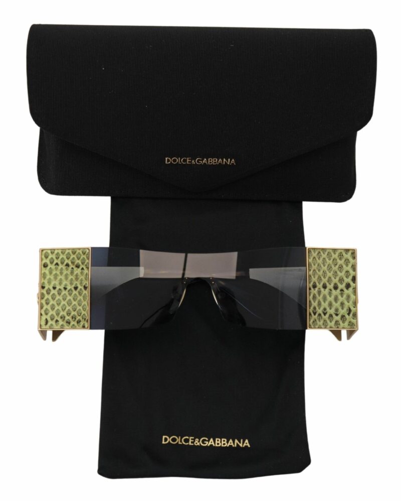 Dolce & Gabbana Elegant Metallic Hue Eyewear - Image 6
