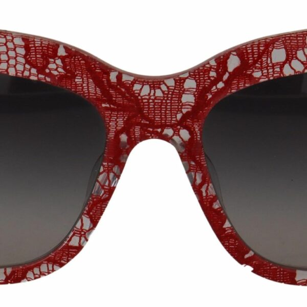 Dolce & Gabbana Sicilian Lace Accented Designer Sunglasses
