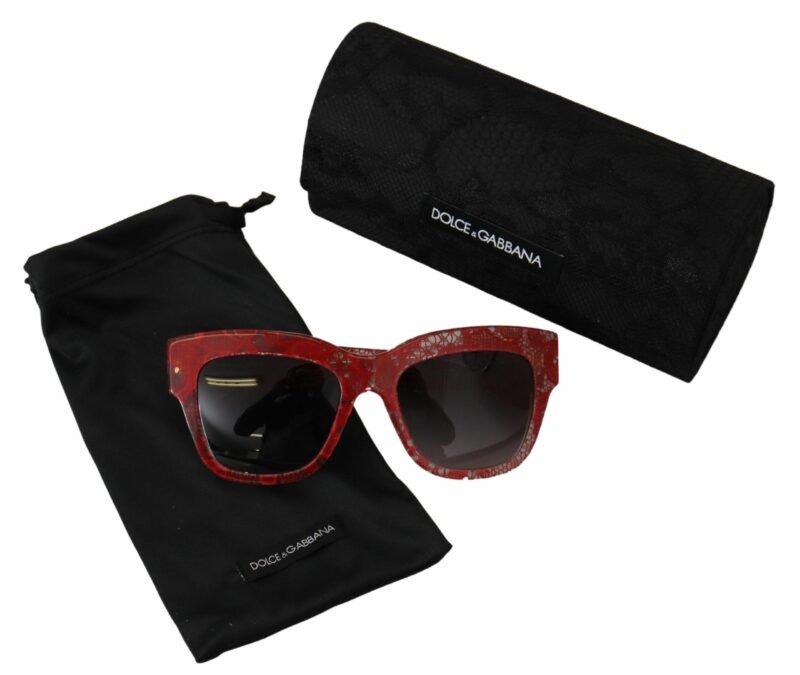 Dolce & Gabbana Chic Sicilian Lace Tinted Sunglasses - Image 6