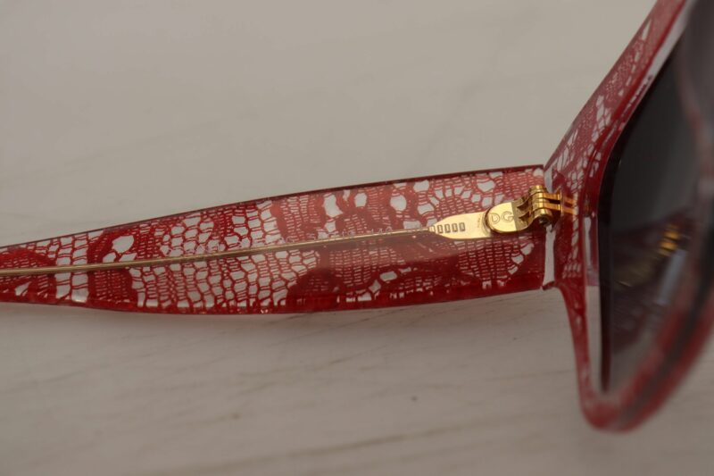 Dolce & Gabbana Chic Sicilian Lace Tinted Sunglasses - Image 8
