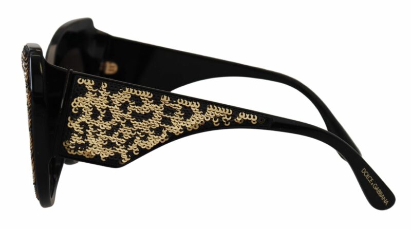 Dolce & Gabbana Butterfly Polarized Sequin Sunglasses - Image 3