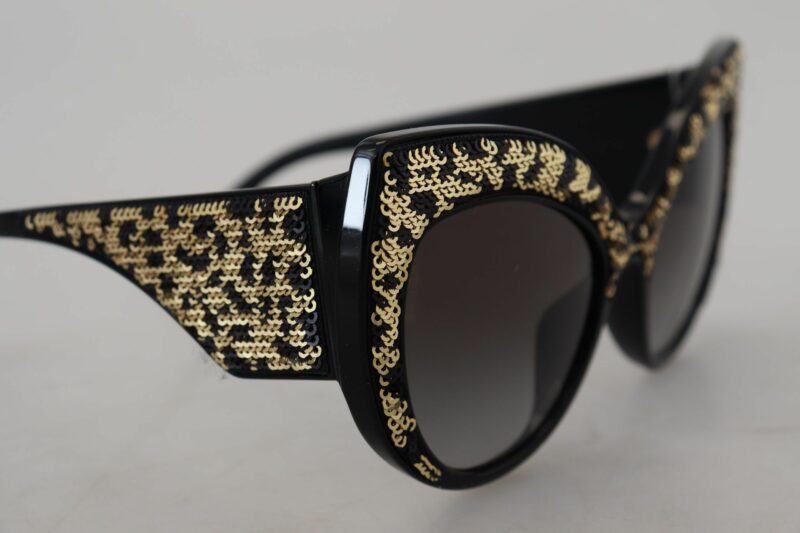 Dolce & Gabbana Butterfly Polarized Sequin Sunglasses - Image 6