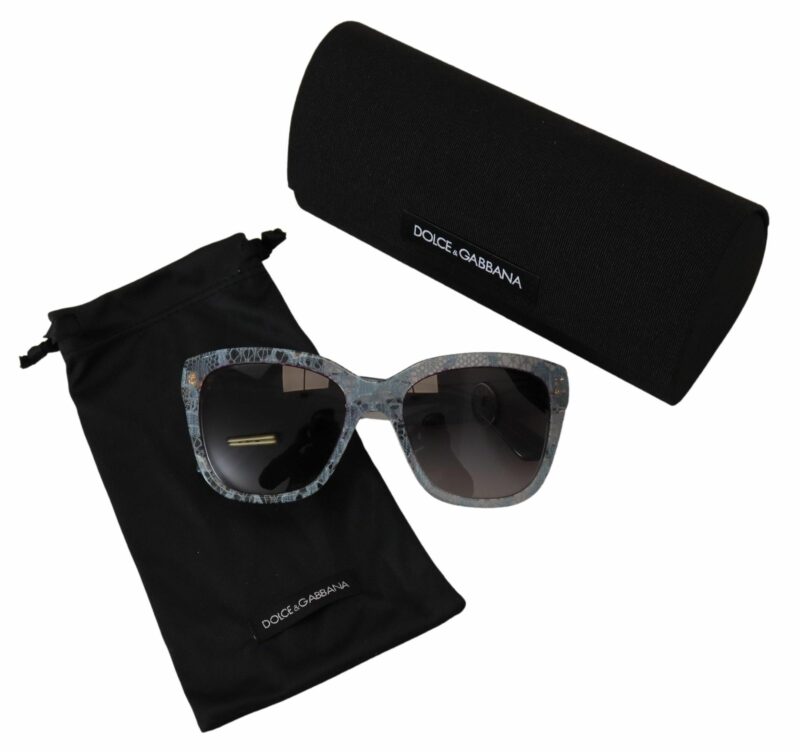 Dolce & Gabbana Elegant Sicilian Lace-Infused Women's Sunglasses - Image 5