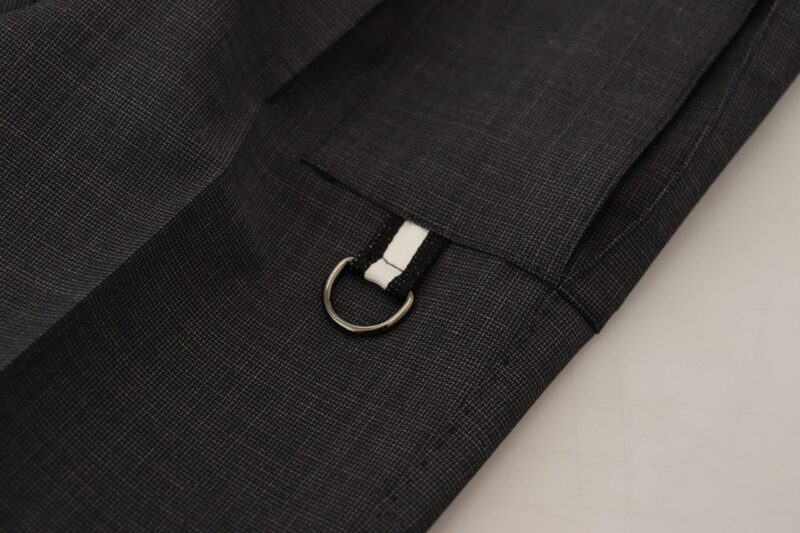 Dolce & Gabbana Elegant Checkered Slim Fit Cargo Pants - Image 7