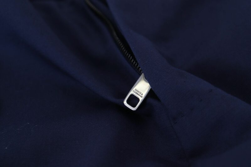Dolce & Gabbana Elegant Slim Fit Blue Dress Pants - Image 3