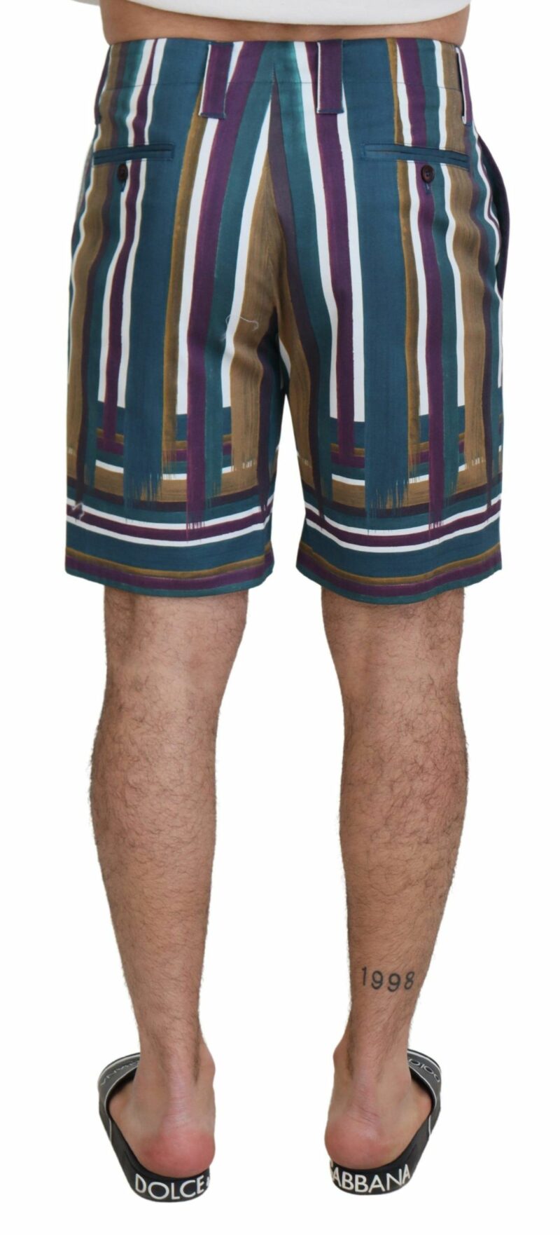 Dolce & Gabbana Chic Multicolor Chino Shorts - Regular Fit - Image 2