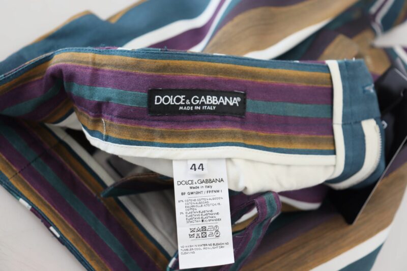 Dolce & Gabbana Chic Multicolor Chino Shorts - Regular Fit - Image 6