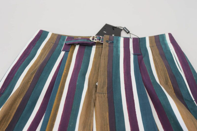 Dolce & Gabbana Chic Multicolor Chino Shorts - Regular Fit - Image 7