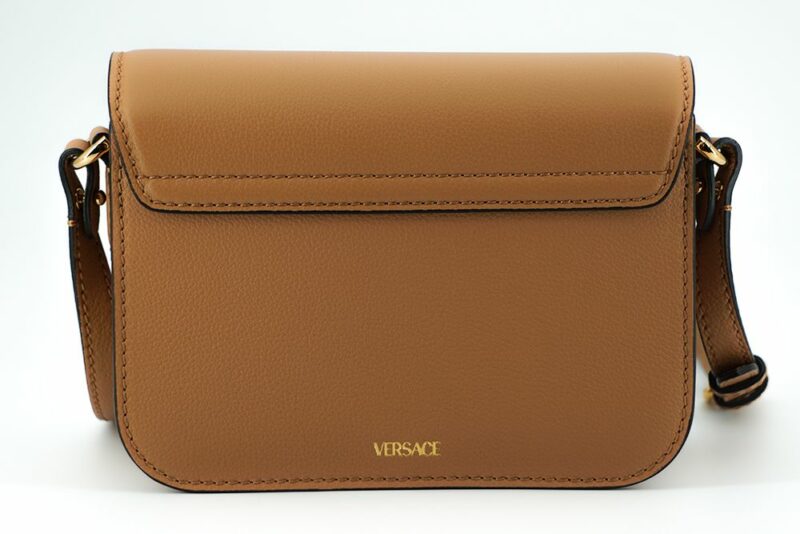 Versace Elegant Calf Leather Shoulder Bag in Brown - Image 2