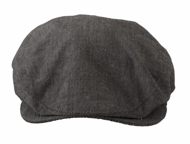 Dolce & Gabbana Elegant Gray Newsboy Hat - Image 6