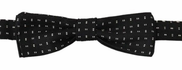 Dolce & Gabbana Elegant Black Silk Bow Tie