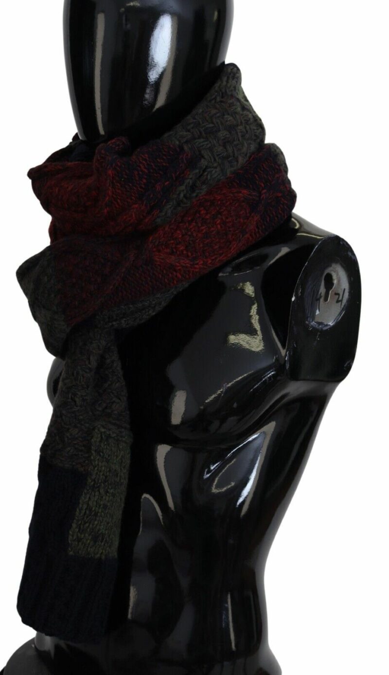 Dolce & Gabbana Elegant Wool-Cashmere Men's Scarf - Image 2