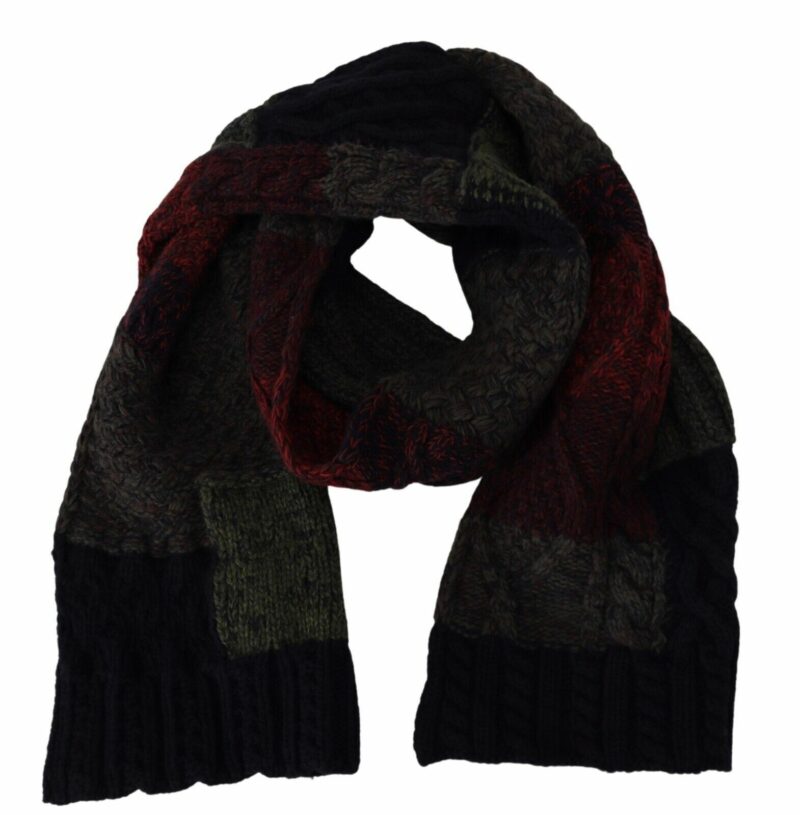 Dolce & Gabbana Elegant Wool-Cashmere Men's Scarf - Image 3