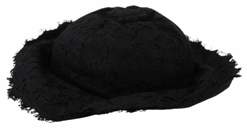 Dolce & Gabbana Elegant Sun-Ready Black Designer Hat - Image 2