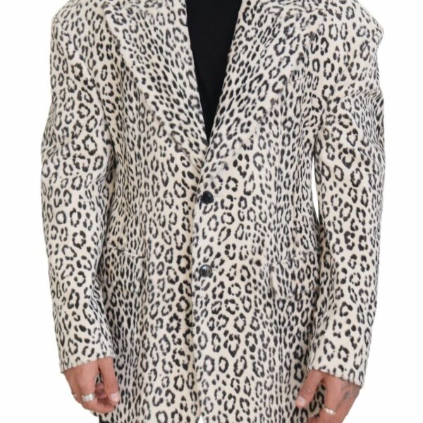 Dolce & Gabbana Elegant White Slim-Fit Blazer