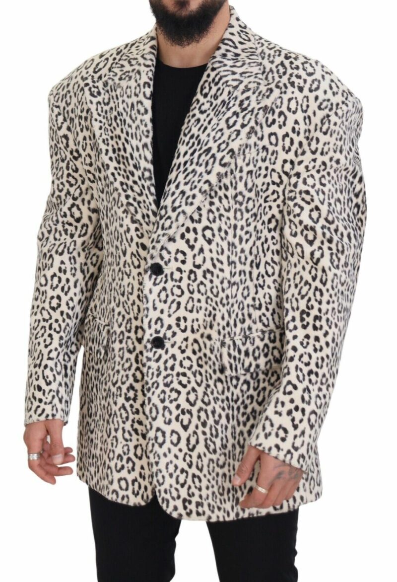 Dolce & Gabbana Elegant White Slim-Fit Blazer - Image 2