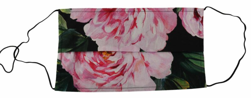 Dolce & Gabbana Chic Floral Cotton Face Mask - Image 2