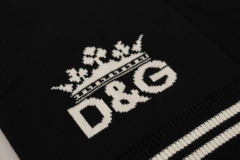Dolce & Gabbana Elegant Cashmere Men's Scarf Wrap - Image 3